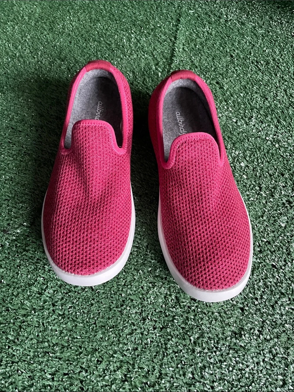 allbirds Tree Lounger Slip-On Sneakers Raspberry Pink Women’s size 8